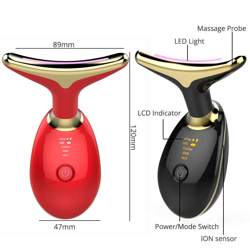 GlowIsia™ LED EMS Facial and Neck Wrinkle Remover